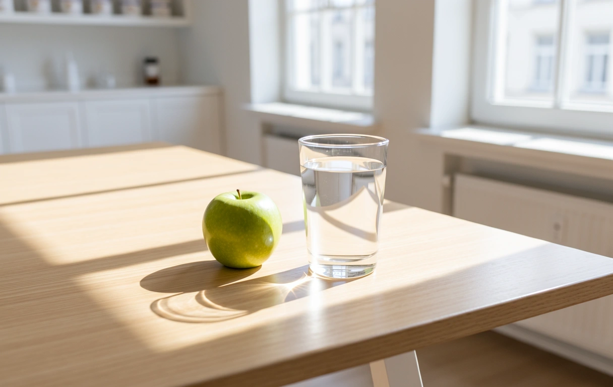 Minimalistische Ernährungsberatung Atmosphäre